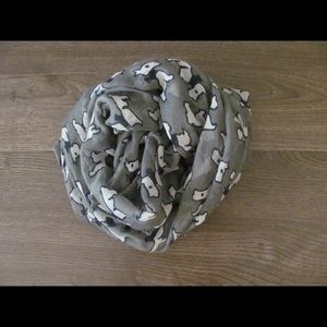 Westie dog infinity scarf